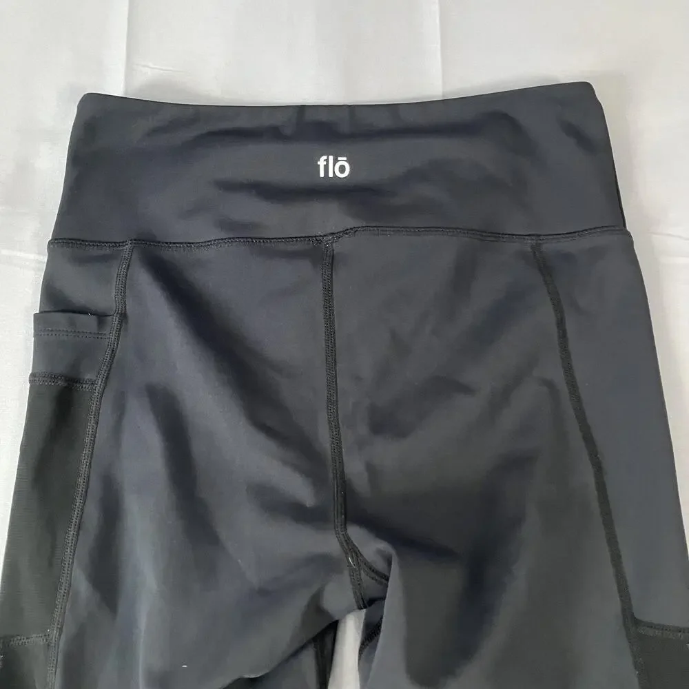 Flo Leggings Womens Small‎ High Waist Pocket Stretch Yoga Gym Athletic Pants